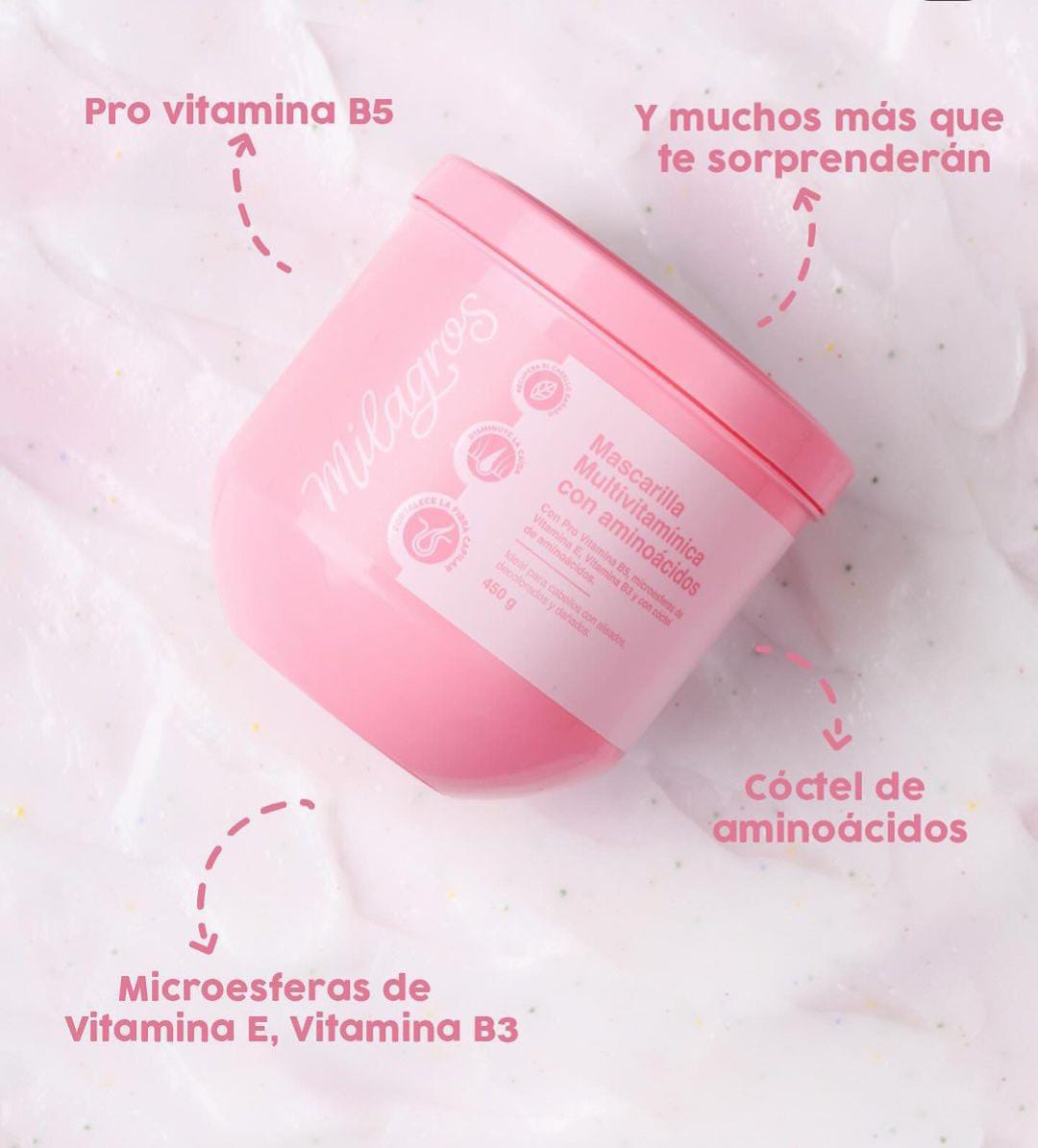 Mascarilla multivitaminica con aminoácidos Milagros