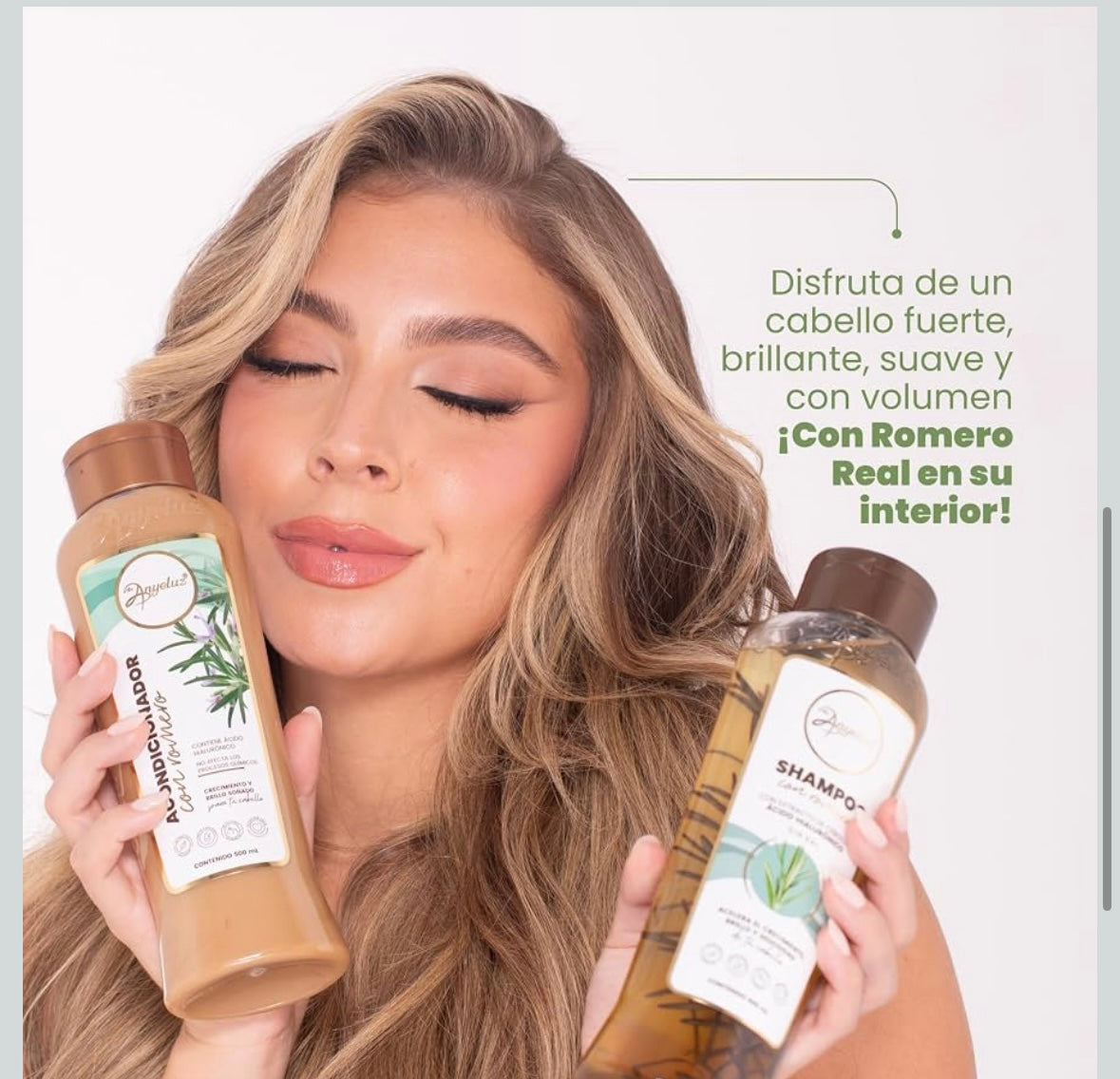 Shampoo con romero Anyeluz