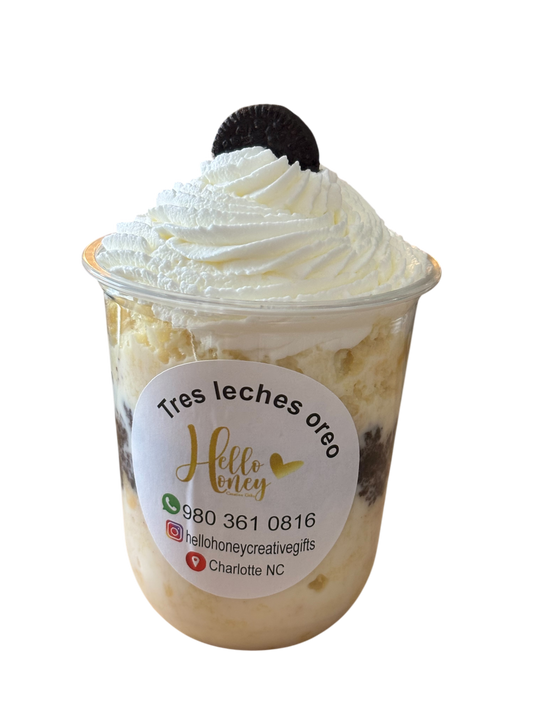 Tres leches con oreo