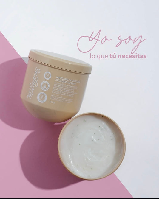 Mascarilla capilar milagro herbal