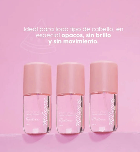 Perfume para el cabello Martina de Milagros.
