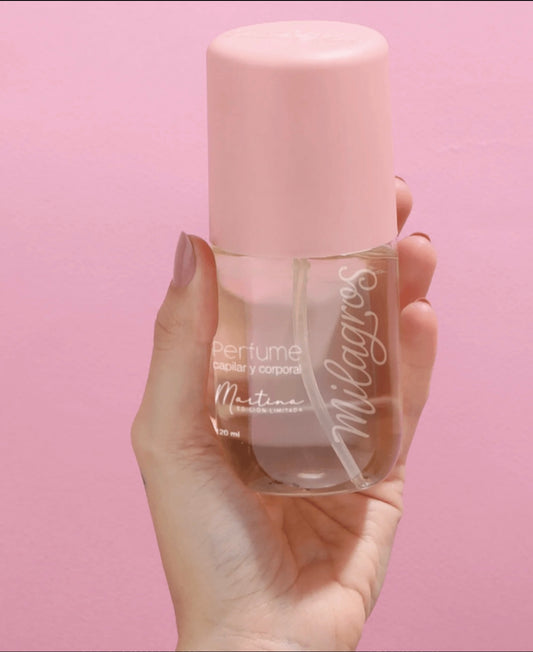 Perfume para el cabello Martina de Milagros.