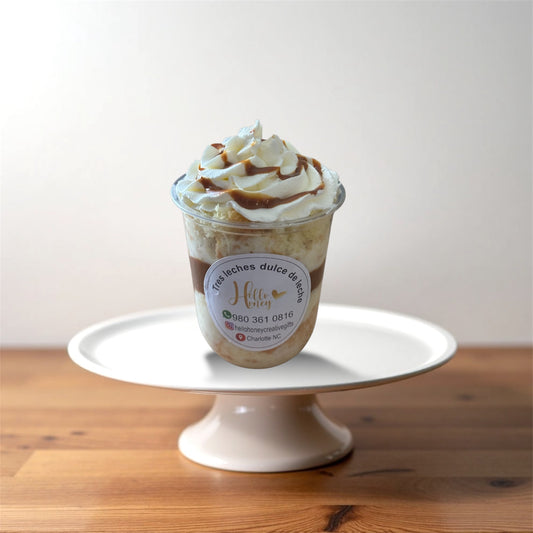 Tres leches con dulce de leche