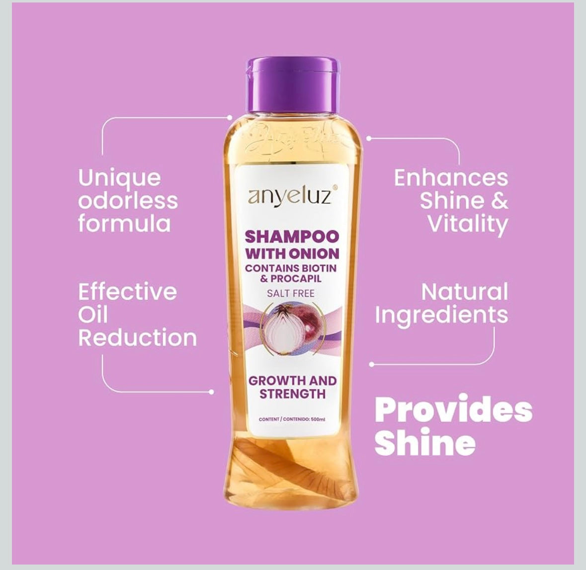 Shampoo de Cebolla Anyeluz