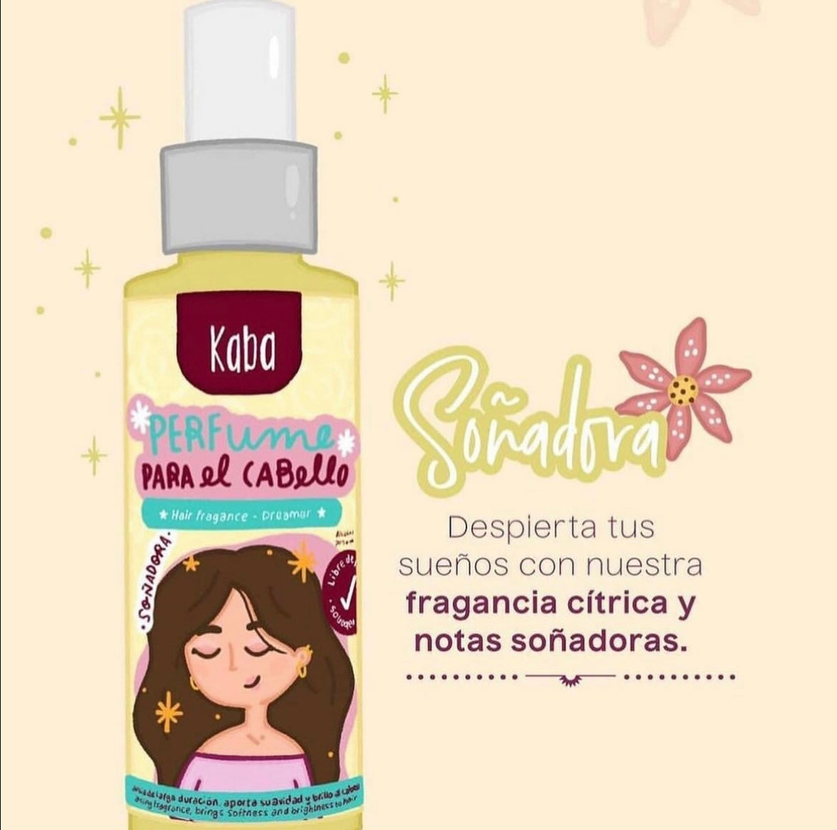 Perfume para el cabello Kaba - Soñadora